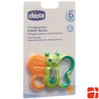 Chicco cooling bite ring with water butterfly / cockchafer 6+m