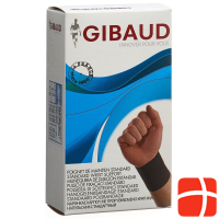 GIBAUD Handgelenkbandage anatomisch Gr2 15-17cm schwarz