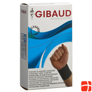 GIBAUD wrist brace anatomical Gr4 19-21cm black