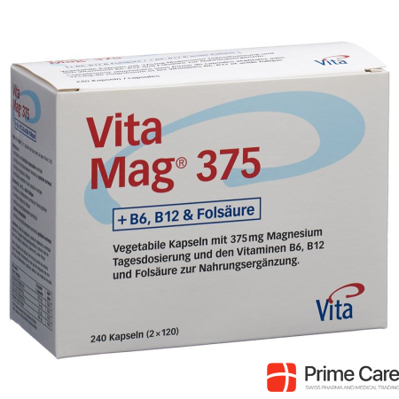 Vita Mag 375 Caps 240 Capsules