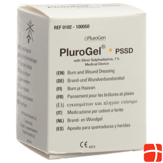 PluroGel PSSD Burn and Wound Gel 1 % Silver Sulphadiazine Ds 50 g