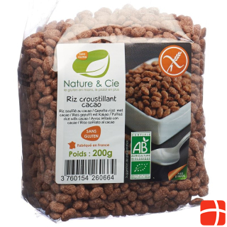 Nature & Cie Rice Crispies Choco gluten free 200 g