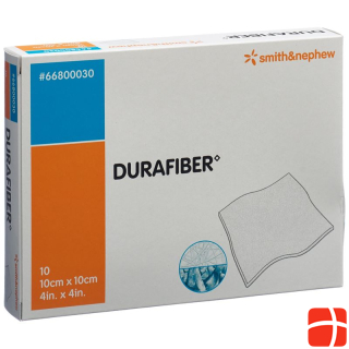 Повязка на рану Durafiber 10х10см стерильная 10 шт.
