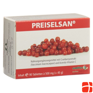 PREISELSAN with Cranberry Extract Tabl 90 Stk