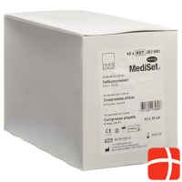 Mediset IVF folding compresses type 24 10x10cm 8 fold sterile 40 x 3 p
