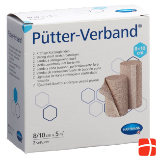 Pütter bandage 8/10cmx5m 2 pcs