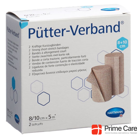 Pütter bandage 8/10cmx5m 2 pcs