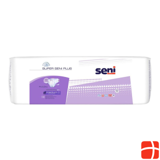 Super Seni Plus Incontinence Briefs M 2nd Absorbency Closed Sy
