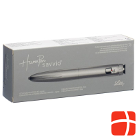 HumaPen Savvio Pen for Insulin Injections silver