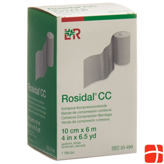 Rosidal CC cohesive compression bandage short draw 10cmx6m