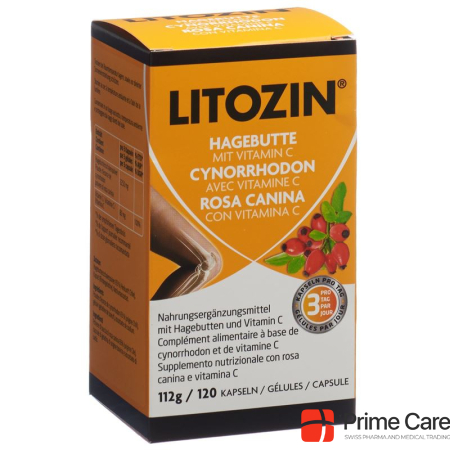 Litozin Rosehip Powder Caps Ds 120 pcs