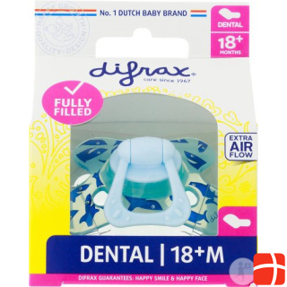 Difrax Nuggi dental 18+M silicone