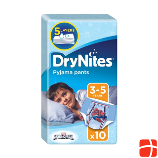 Huggies Drynites Ночные подгузники для мальчика 3-5 лет 10шт