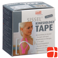 SISSEL Kinesiology Tape 5cmx5m pink
