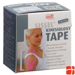 SISSEL Kinesiology Tape 5cmx5m pink