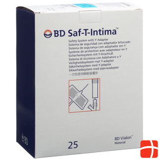 BD Saf-T-Intima 22G 0.9x19mm blue 25 pcs.