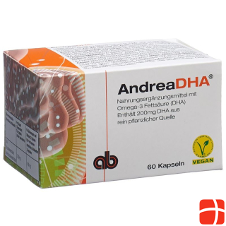 AndreaDHA Omega-3 Caps pure vegetable 60 Capsules
