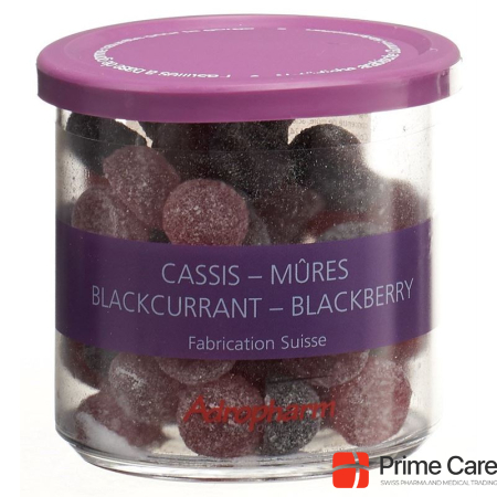 Adropharm cassis blackberry soothing pastilles 140 g