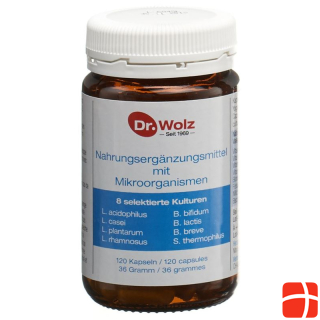 Dr. Wolz Microorganisms Caps 120 Capsules