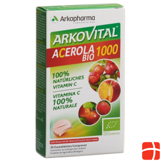 Arkovital Acerola Arkopharma Tabl 1000 mg Bio 30 Stk