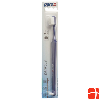 Зубная щетка Paro S39 с мягким покрытием Interspace Blist