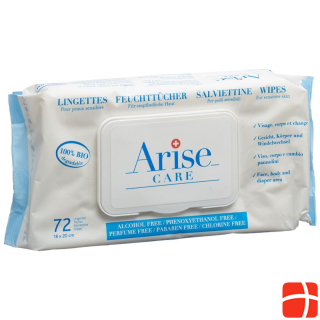 Arise Swiss Baby Care Wet Wipes Body & Face 72pcs