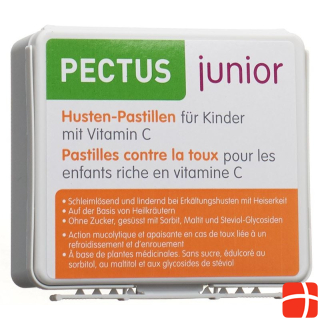 Pectus Junior Hustenpastillen für Kinder mit Vitamin C Ds 24 Stk