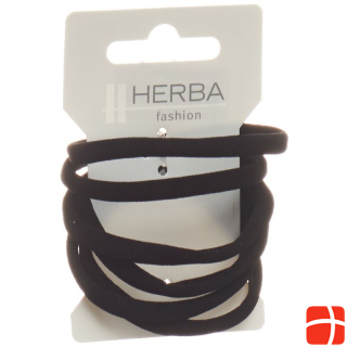 Herba Haarbinder 5.6cm schwarz 6 Stk