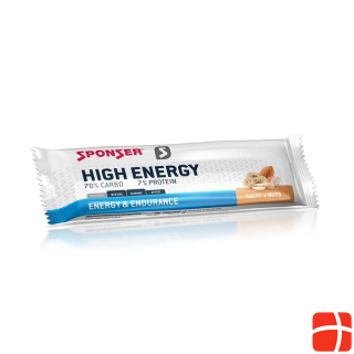 Sponser High Energy Bar salty + nuts display 30x45g