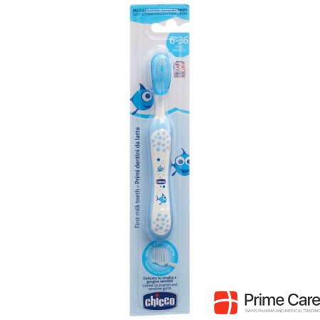 Chicco toothbrush light blue 6m+