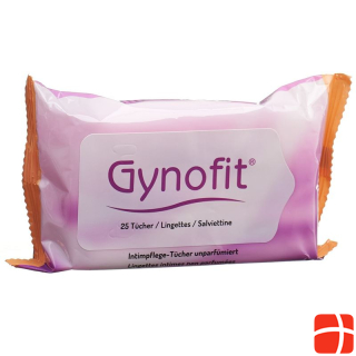 Gynofit Салфетки для интимной гигиены неароматизированные 25 шт.