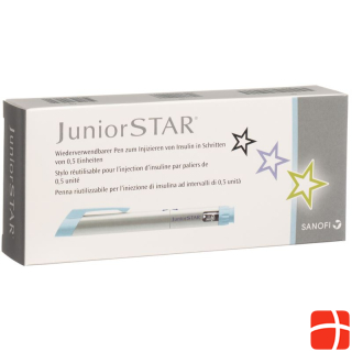 JuniorStar Lantus/Apidra/Insuman insulin pen silver
