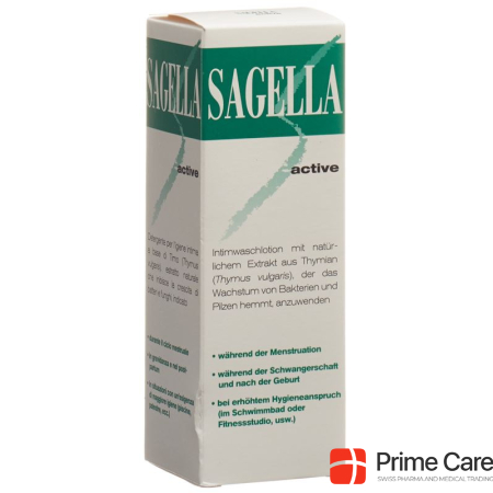 Sagella active wash lotion 250 ml