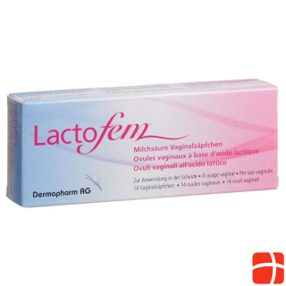 Lactofem Lactic Acid Vaginal Suppositories 14 pcs.