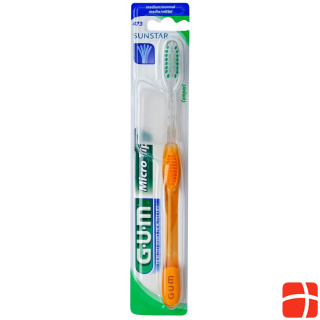GUM SUNSTAR MICRO TIP toothbrush compact medium