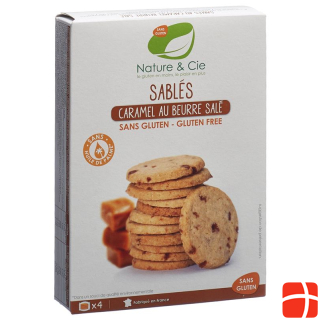 Nature & Cie caramel shortbread cookies without gluten 135 g