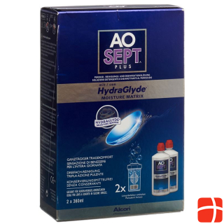 Aosept Plus with HydraGlyde 2 x 360 ml