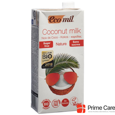 Ecomil Kokosgetränk ohne Zucker 1 lt