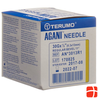 Terumo Agani Disposable Cannula 30G 0.3x13mm yellow 100 pcs.