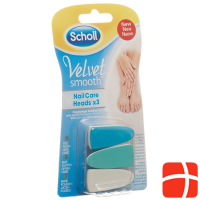 Scholl Velvet Smooth nail care attachments 3 pcs
