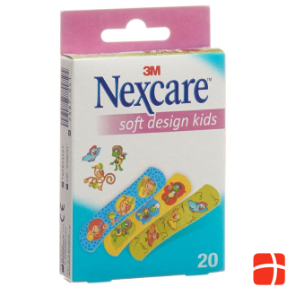 3M Nexcare Kinderpflaster Soft Kids Design non-assortiert 20 Stk