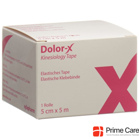 Dolor-X Kinesiology Tape 5cmx5m pink