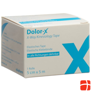 Dolor-X X-Way Kinesiology Tape 5cm x 5m blau