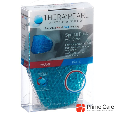 THERA PEARL Heat or Cold Therapy Sports Compress with Strap