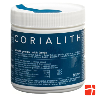 Corialith Swiss dolomite powder with herbs Ds 250 g