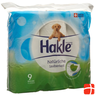 Hakle Natural Cleanliness Toilet Paper FSC 9pcs