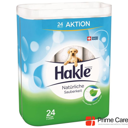 Hakle Natural Clean Toilet Paper FSC 24 pcs