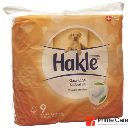 Hakle Classic Clean toilet paper orange FSC 9 pcs