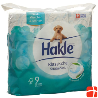 Hakle Classic Cleanliness toilet paper blue FSC 9 pcs