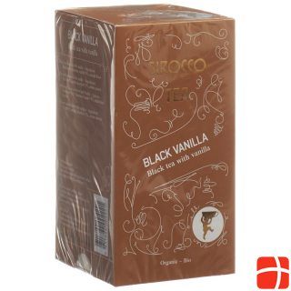 Sirocco Tea Bag Black Vanilla 20 pcs